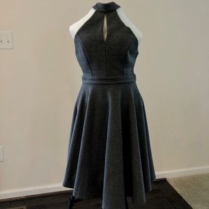 Altar'd State Grey A-Line Backless Dress